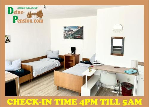 Family & Friends Room P3, up to 5 beds, 25qm, Check-in 4PM till 5AM