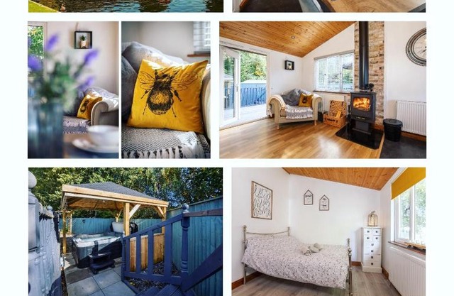 family honeybeelodge york Hot Tub and wood burner