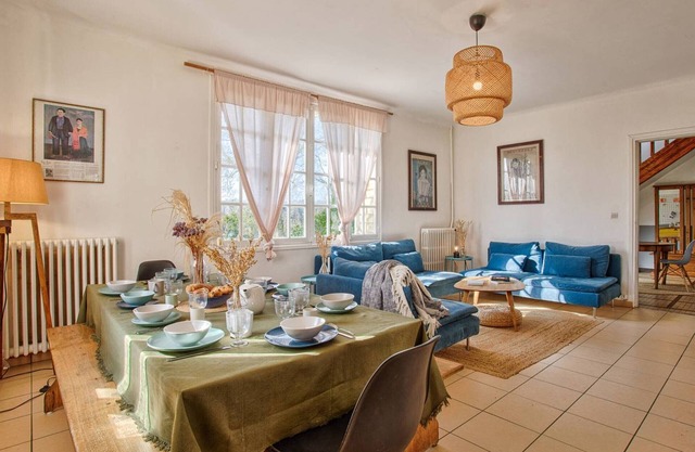 Casa familiar con sauna y granja cerca de la playa