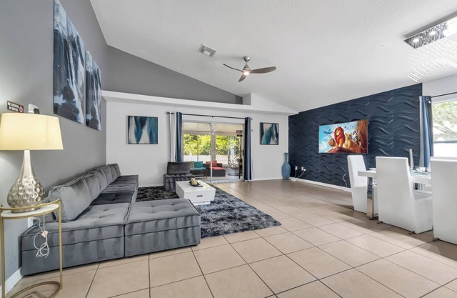 Family Pool Villa - Game Room – 11mi to Disney