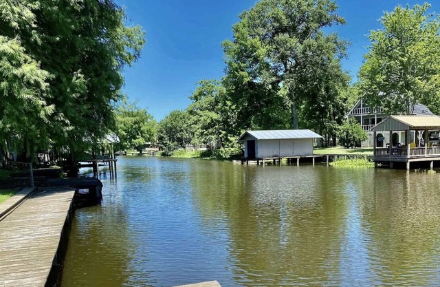 Family style home- Fenced in back yard on the bayou with access to False River -