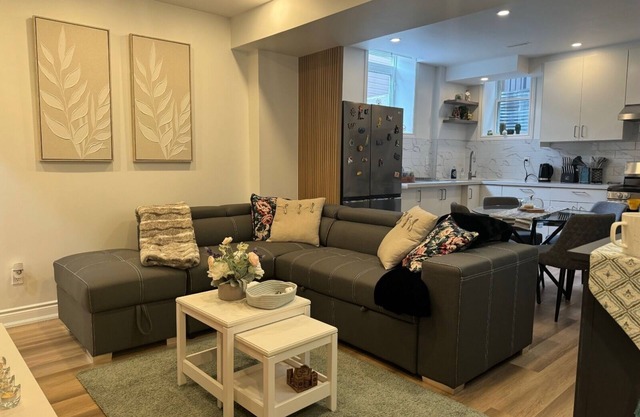 Family two-bedroom legal basement in Milton