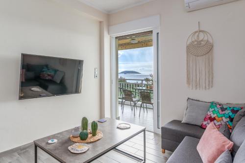 Fantastic sea view one-bedroom apartment - Lagonissi