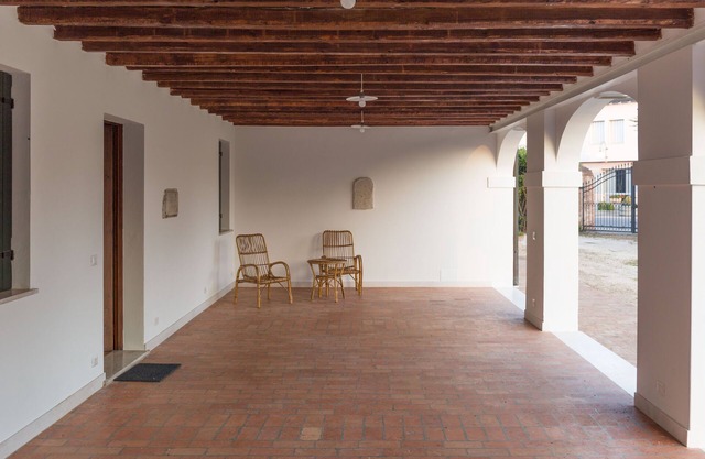 Casa de campo a finales del siglo XIX, en Brenta Riviera, cerca de Venecia y Padua