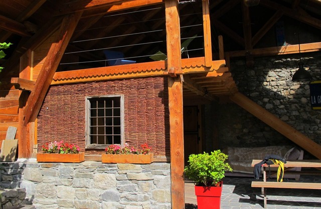 Farmhouse in a mountain village hamlet