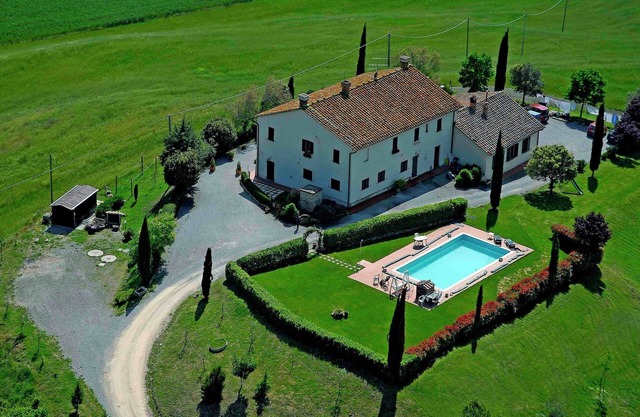 Casa rural en Pienza con piscina y vistas
