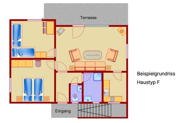 Ferienhaus 04-f für 4 Personen - Ferienhäuser im Feriendorf Weissensee im