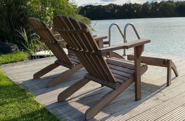 Ferienhaus am See mit Sauna