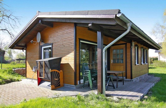 Casa de madera en Zemitz junto al lago