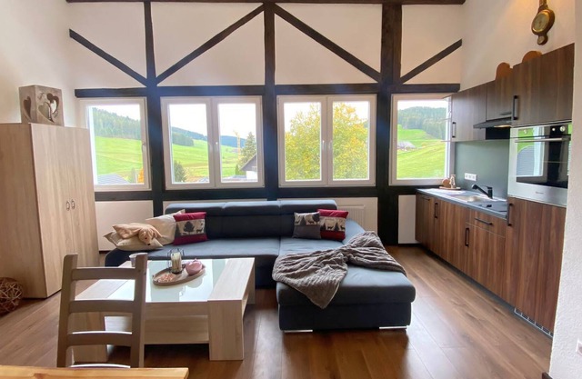 Ferienwohnung 1, 43 qm, 2 Schlafzimmer, 1 Schlafsofa, Max. 6 Personen