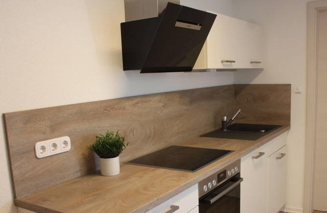 Ferienwohnung 1, 55 qm, 1 Schlafzimmer mit Doppelbett und 1 Schlafsofa, Max. 4 Personen