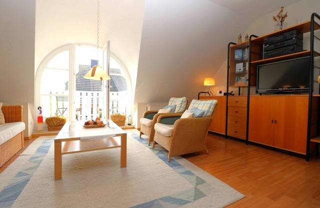 Ferienwohnung in Born mit Blick auf den Bodden