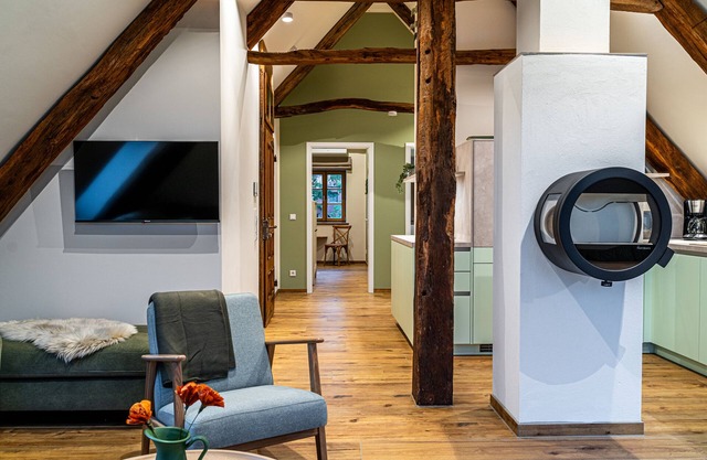 Ferienwohnung Eschblick für 2-4 Personen Kamin, Balkon und Sauna