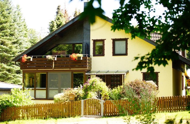 Ferienwohnung im Wald mit Kamin