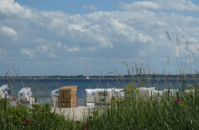 Ferienwohnung in Strandnähe mit Ostseeblick