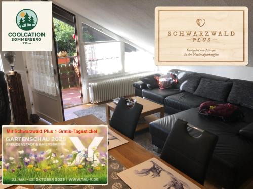 Ferienwohnung Kuckuck auf dem Sommerberg incl SchwarzwaldCard Plus - 2 Zimmer 50qm