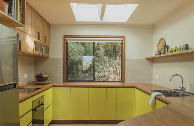 Fern House - bush by beach @ wye river