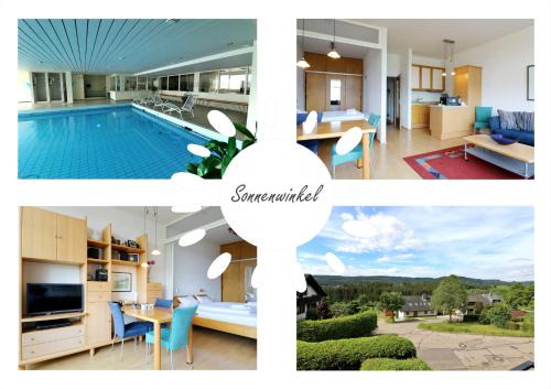 Fewo "Sonnenwinkel" C37 mit Südbalkon im Haus Feldbergblick, Lenzkirch, Innenpool, Sauna