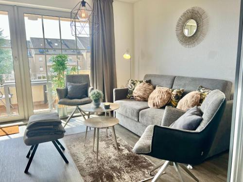 fewo1846 - Strandresidenz Wassersleben KuestenNest - luxuriöses Studioapartment mit Balkon und Meerblick