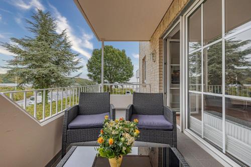 fewo1846 Strandresidenz Wassersleben - Nordi - komfortables Studioapartment mit Balkon und Meerblick