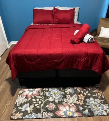 Fidelia Garnet Room, Queen Bed Minutes from Newark Liberty International Airport and Newark Penn Station
