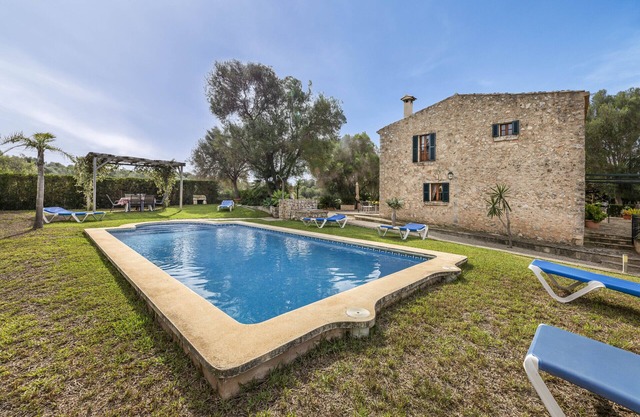 Finca with pool and garden views
