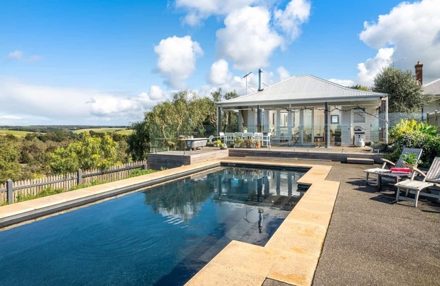 Fireside Bliss Poolside Escape with Cosy Comforts