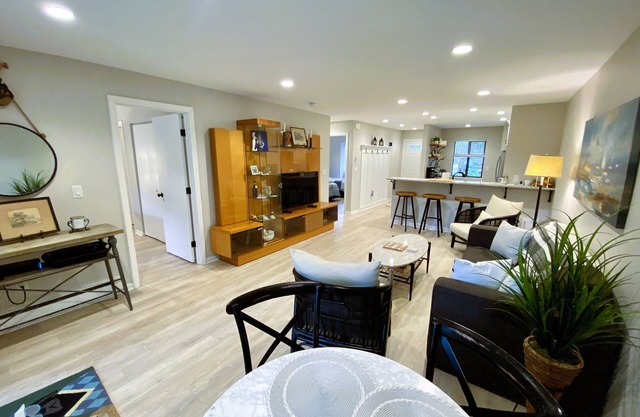 First Floor Eaton Condo, renovated kitchen with new appliances in picturesque Ocean Edge Resort.