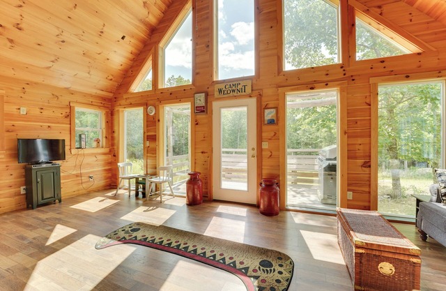 Fish + Hike: Wooded Home w/Deck in Dexter