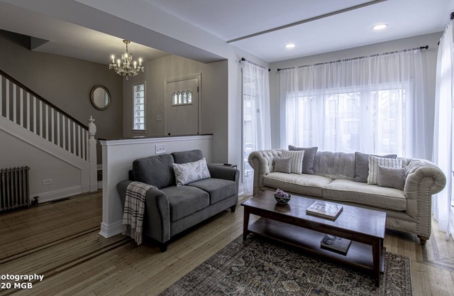 Five bedroom, two bath single family home with plenty of living and dining space