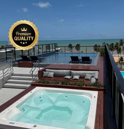Flat piscina borda infinita e Jacuzzi - 209