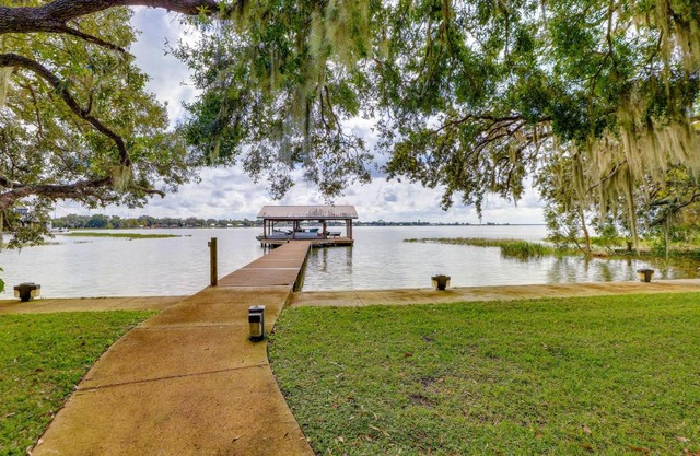 Florida Retreat with Patio, Boat Dock and Shuffleboard