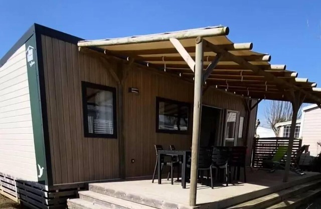 Flower Camping Le Pré des Sables *** - Homeflower Premium 3 bedrooms 35m2 + TV 8 people