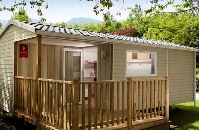 Flower Camping Beauchêne *** - Mobile home Comfort 27m2 / 2 bedrooms - semi-covered terrace 5 people