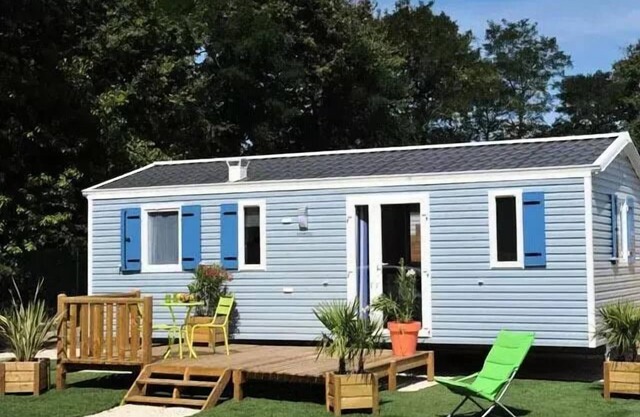 Flower Camping Beauchêne *** - Mobile home Standard 32 m2 / 3 bedrooms - terrace 6 to 8 people - 6 pers. included in the tariff
