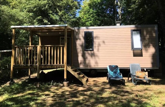 Camping de Rouffiac *** - Fuente Casa móvil de 3 habitaciones 4/6 personas