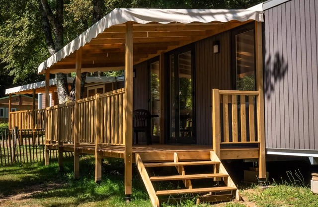 Camping de Rouffiac *** - Gabare Casa móvil 3 piezas 4/6 personas