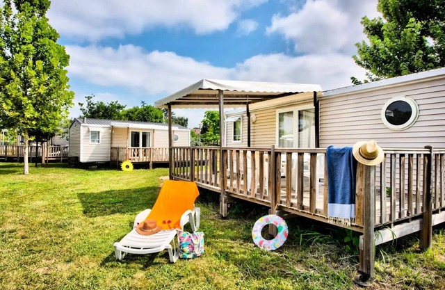 Flower Camping les Ondines *** - Mobile home Confort Plus 3 habitaciones 4/6 personas