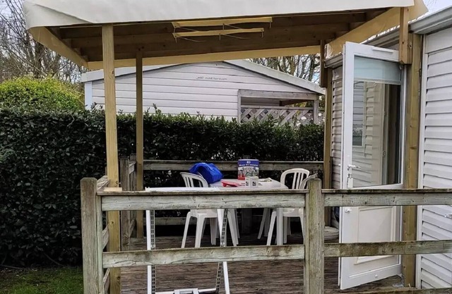 Camping L'Abri-côte *** - Casa móvil Eco 3 habitaciones 4/5 personas