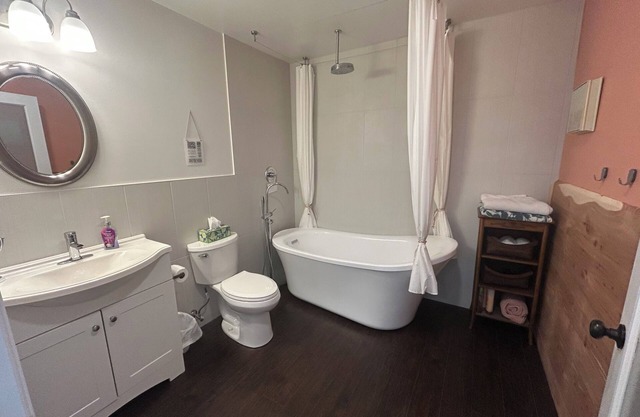 Forest Retreat Private Studio. Full kitchen and bathroom, queen bed, sleep sofa.