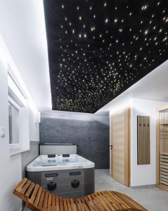 Franc Holiday House With a Spacious Terrace, Hot Tub And Sauna
