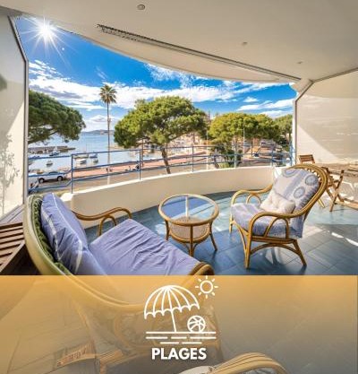 FRGK Rochelongue Vue Mer Panoramique, Terrasse & Plage Privée