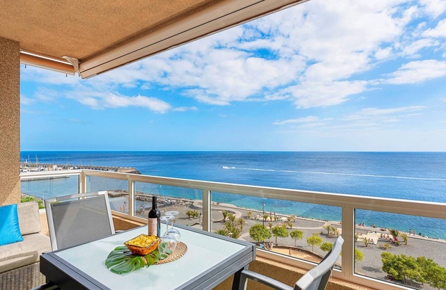 Apartamento en primera línea de playa con terraza