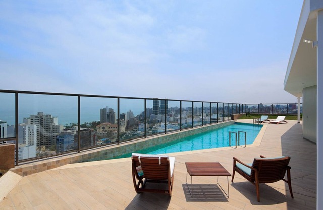 Fully Furnished Apartment in front of the Sea in Miraflores Lima Peru
