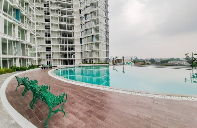 Fully Furnished Studio with Comfort Design Majestic Point Serpong Apartment
