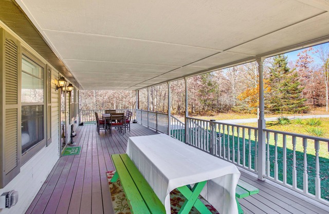 Furnished Porch + Large Yard: Michigan Family Home