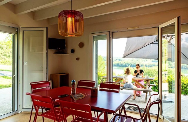 Camping Lake Causse *** - Privilege Cottage 2 habitaciones 4/6 personas Vista al lago