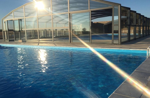 G084 - Grand luxury chalet 3 bedrooms 2 showers in secure domain with heated swimming pool