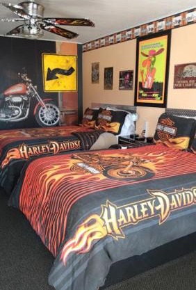Galaxy of Harley Bikers Between Bryce and Zion