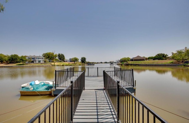 Game Room and Dock Waterfront Granbury Lake Retreat